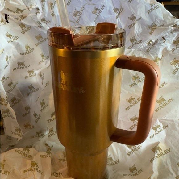 NIB Copper Tinsel Collectible 40 ounce Flow master Stanley Thermos - Picture 1 of 9